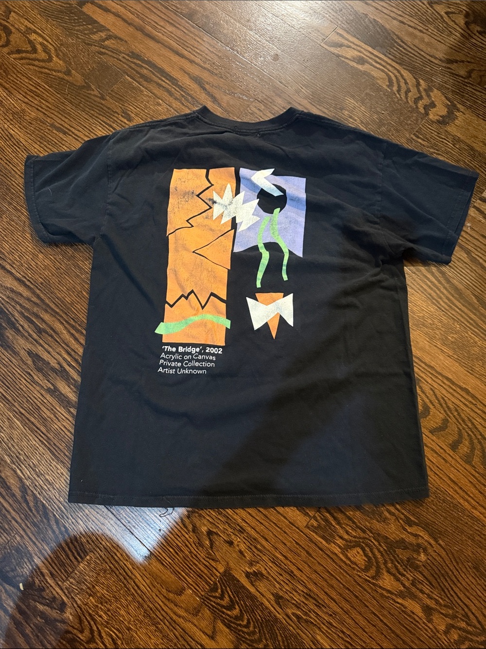 Topman Men's Black "The Bridge 2002" Musée Galerie Art Tee